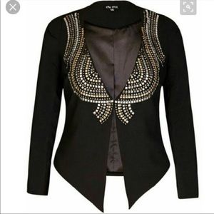 City Chic Studded Jacket